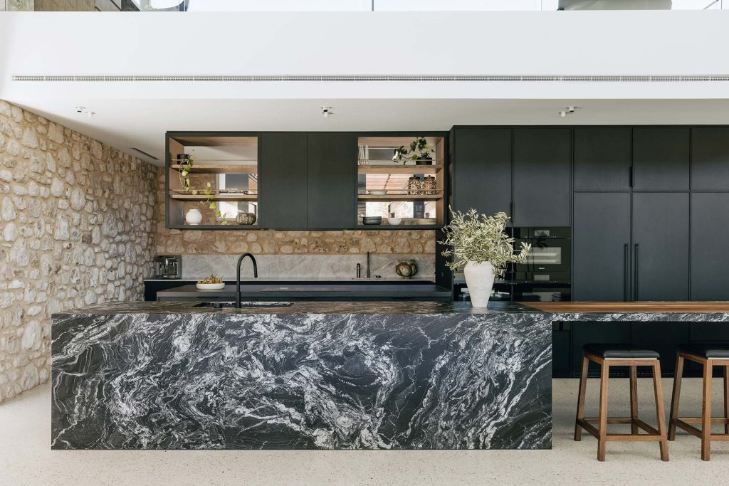 Cosentino-black-beauty-marble-benchtops-uniq-stone