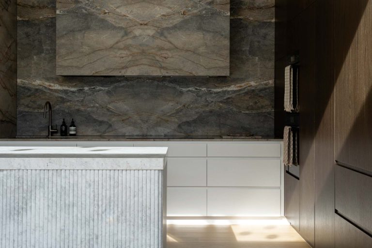 Book matching Marble Kitchen Benchtops in Adelaide