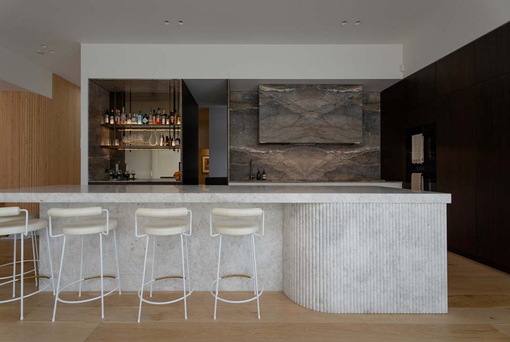 Marble kitchen island in Gilberton
